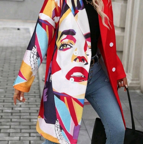 Women Casual Fall/Winter Long Sleeve Regular Outing Overcoat - Picture 7 of 7